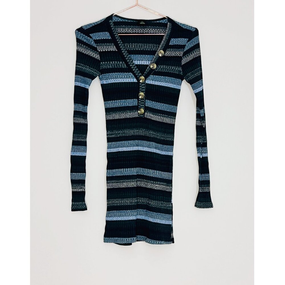 Urban Outfitters long sleeves fitted Mini Dress Size XXS